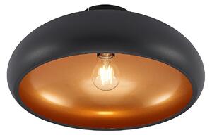 Stropní Lampa Lindby, Gerwina, stmívatelné, Černá, Obývací pokoj, Kov, Moderní