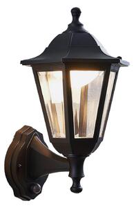 Venkovní svítidla Lindby, Iavo, Černá, Balkon, Plast, Starožitný