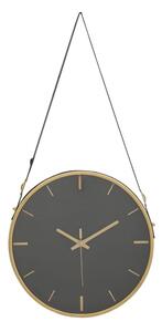 Nástěnné hodiny Mauro Ferretti Kent, 34x6x71,5 cm, zlatá/černá