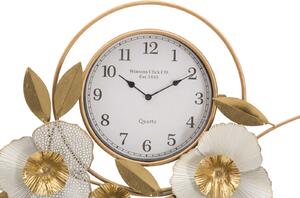 Zlaté nástěnné hodiny Mauro Ferretti Filow, 92,5x8x45,5 cm