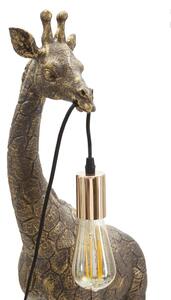 Stolní lampa Mauro Ferretti Giraffe Tall, 40x22x80 cm, starožitná zlatá