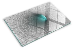 Krájecí prkénko skleněné 3D tunel s efektem hloubky ddk-nr-wm-00005935