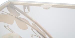 Zlatý nástěnný noční/konzolový stolek Kalmam 44,5x24,5x34,5 cm