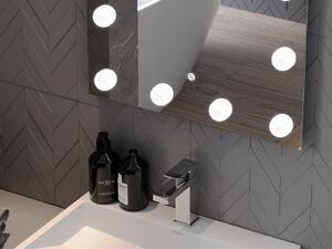 Mexen Dona, LED koupelnové zrcadlo s podsvícením 50 x 70 cm, 6000K, ochrana proti zamlžování, 9818-050-070-611-00