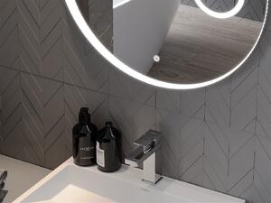Mexen Ella, LED koupelnové zrcadlo s podsvícením a kosmetickým zrcátkem 60x60 cm, 6000K, ochrana proti zamlžování, 9811-060-060-611-00