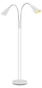 Stojací Lampa Lucande, Medira, Bílá, Obývací pokoj, Kov, Moderní