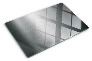 Skleněná krájecí deska Metalický efekt kartáčované oceli ddk-nr-wm-00005946