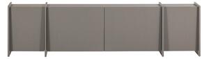 Šedý TV stolek v dekoru jasanu 200x53x44 cm Brock – WOOOD