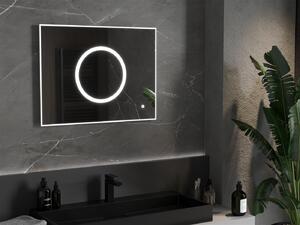 Mexen Koga, LED koupelnové zrcadlo s podsvícením 80 x 60 cm, 6000K, ochrana proti zamlžování, 9821-080-060-611-00