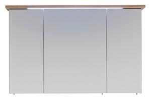 Bílá závěsná koupelnová skříňka se zrcadlem 115x72 cm Set 923 - Pelipal