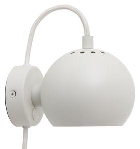 Nástěnná Svítidla FRANDSEN, Ball Magnet, Bílá, Obývací pokoj, Kov, Design