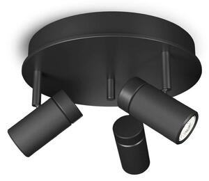 Stropní Lampa Herstal, Černá, Obývací pokoj, Kov