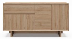 Komoda v dekoru dubu v přírodní barvě 146x76x45 cm Carpi – Marckeric
