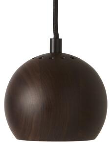 Závěsná svítidlo FRANDSEN, Ball, stmívatelné, Dřevo, Obývací pokoj, Dřevo, Design