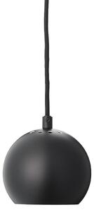 Závěsná svítidlo FRANDSEN, Ball, stmívatelné, Černá, Obývací pokoj, Kov, Design