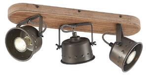 Stropní Lampa Lindby, Rubinjo, stmívatelné, Černá, Obývací pokoj, Kov, Vintage