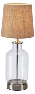 Stolní lampa Markslöjd, Costero, Béžová, Obývací pokoj, Sklo