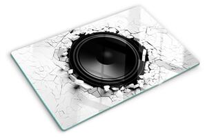 Krájecí prkénko skleněné Reproduktor v rozbité zdi ddk-nr-wm-00005967