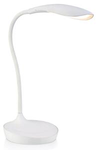 Stolní lampa Markslöjd, Swan, stmívatelné, Bílá, Pracovna, Plast, Skandinávský