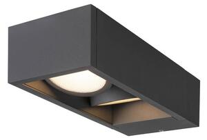 LA 1004748 ESKINA FRAME WL venkovní LED nástěnné přisazené svítidlo double antracit CCT switch 3000/4000 K - BIG WHITE (SLV)