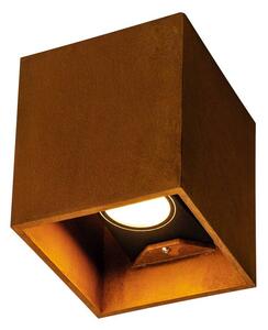 LA 1004650 RUSTY® UP/DOWN WL venkovní LED nástěnné přisazené svítidlo hranaté rezavé CCT switch 3000/4000 K - BIG WHITE (SLV)