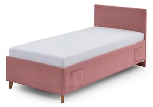 Růžová dětská postel s úložným prostorem 90x200 cm Cool – Meise Möbel