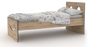 Bradop Dětská postel CASPER C108, 90×200, úsměv | Provedení: CER creme růžová