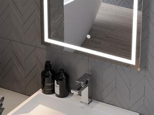 Mexen Miko, LED koupelnové zrcadlo s podsvícením 50 x 70 cm, 6000K, ochrana proti zamlžování, 9819-050-070-611-00