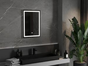 Mexen Miko, LED koupelnové zrcadlo s podsvícením 50 x 70 cm, 6000K, ochrana proti zamlžování, 9819-050-070-611-00
