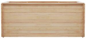 Vyvýšený záhon 200 x 100 x 80 cm borové dřevo 19 mm