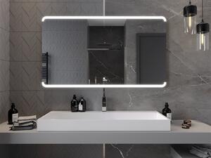 Mexen Nida, LED koupelnové zrcadlo s podsvícením 140x080 cm, 6000K, ochrana proti zamlžování, 9806-140-080-611-00