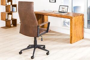 Kancelářská židle Ziola, hnědá vintage