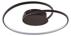 Stropní Lampa Lindby, Joline, Hnědá / Rezavá, Obývací pokoj, Kov, Moderní