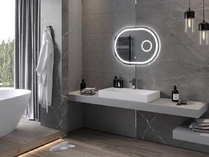 Mexen Umba, LED koupelnové zrcadlo s podsvícením a kosmetickým zrcadlem 80 x 60 cm, 6000K, ochrana proti zamlžování, 9822-080-060-611-00