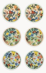 Sada porcelánových talířů na pizzu Fiori Frida, 6 dílů