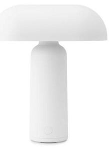 Stolní lampa Normann Copenhagen, stmívatelné, Bílá, Obývací pokoj, Plast