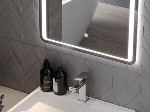Mexen Zusa, LED koupelnové zrcadlo s podsvícením 100x80 cm, 6000K, ochrana proti zamlžování, 9808-100-080-611-00