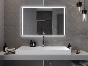 Mexen Zusa, LED koupelnové zrcadlo s podsvícením 120x80 cm, 6000K, ochrana proti zamlžování, 9808-120-080-611-00