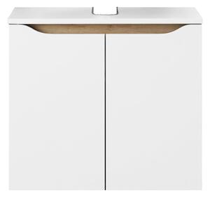 Bílá nízká závěsná skříňka bez umyvadla 60x53 cm Set 857 – Pelipal