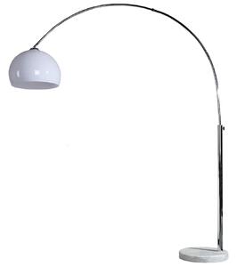 Stojací lampa LINE II, 175-205 cm, bílá