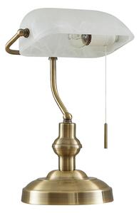 Stolní lampa Lindby, Profina, Bronzová / starobylá mosaz, Obývací pokoj, Kov, Starožitný