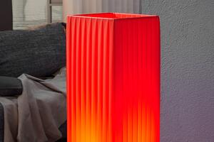 Noble Home Stojací lampa GISA, 120 cm, červená