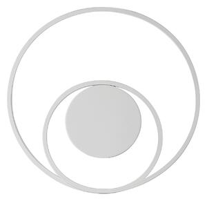 Stropní Lampa Lindby, Emisua, stmívatelné, Bílá, Obývací pokoj, Hliník, Moderní