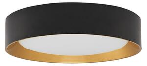 Stropní Lampa Lindby, Kambia, Černá, Obývací pokoj, Hliník, Moderní