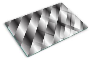 Skleněné krájecí prkénko Geometrické vzory v odstínech šedé ddk-nr-wm-00006012