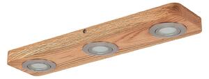 Stropní Lampa Lindby, Mikari, Dřevo, Obývací pokoj, Dřevo, Moderní