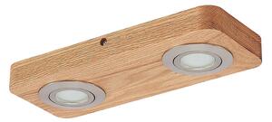 Stropní Lampa Lindby, Mikari, Dřevo, Obývací pokoj, Dřevo, Moderní