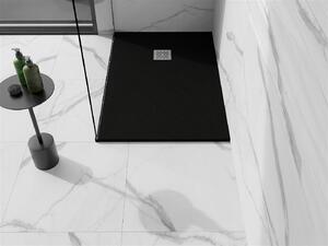 MEXEN - Stone vanička kompozitní obdélníková, 90x80 cm, černá - 44708090