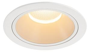 LA 1009928 NUMINOS® XL Stropní vestavné svítidlo, 2700 K, 20°, IP20, kulaté, bílé - BIG WHITE (SLV)