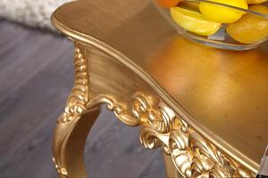 Modern Baroque Period Konzolový stolek Vedine, 110 cm, zlatý